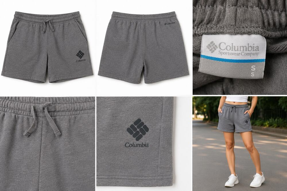 Columbia Women’s Gray Athletic Shorts – Size Small